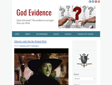 Tablet Screenshot of godevidence.com